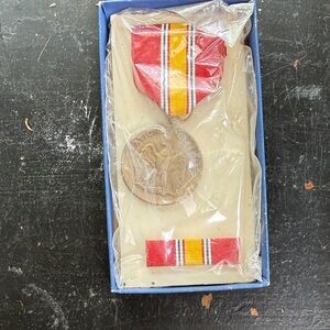 Vintage Medal with Ribbon Set